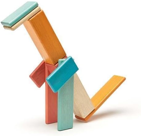 14 Piece Tegu Magnetic Wooden Block Set, Sunset