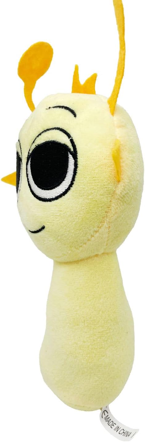 Sprunki Plush, Sprunk Soft and Funs Stuffed Toys,Soft Stuffed Animal Pillow Figure Doll Christmas Birthday Gifts for Adult Kids (Yellow)