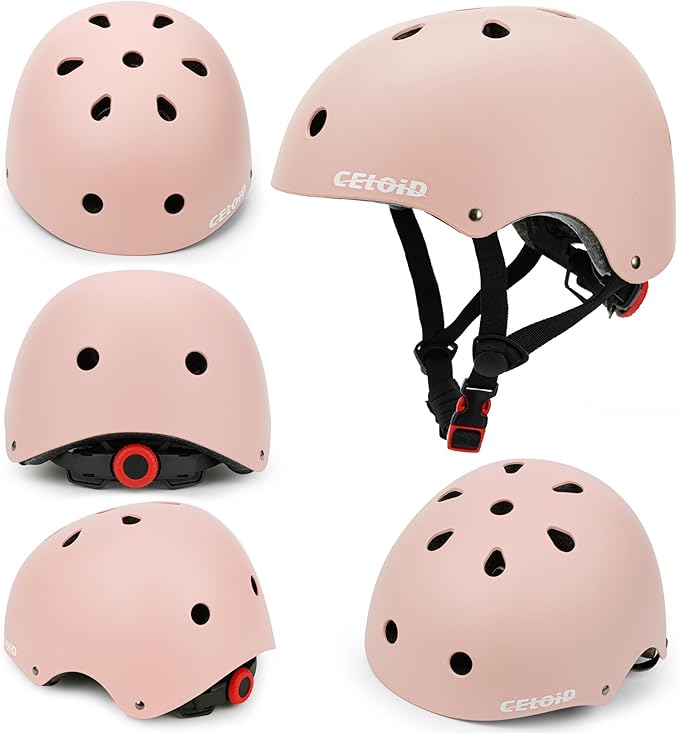 Kids Bike Helmet,Toddler Skateboard Helmets for Ages 2-3-5-8-14 Years Boys Girls,Adjustable Multi-Sport Bicycle Skateboarding Football Roller Skating Scooter Rollerblade Balance Bike Helmet
