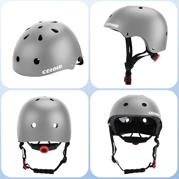 Kids Bike Helmet,Toddler Skateboard Helmets for Ages 2-3-5-8-14 Years Boys Girls,Adjustable Multi-Sport Bicycle Skateboarding Football Roller Skating Scooter Rollerblade Balance Bike Helmet