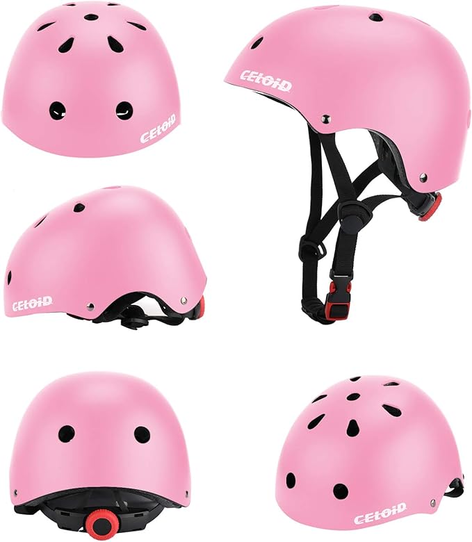 Kids Bike Helmet,Toddler Skateboard Helmets for Ages 2-3-5-8-14 Years Boys Girls,Adjustable Multi-Sport Bicycle Skateboarding Football Roller Skating Scooter Rollerblade Balance Bike Helmet
