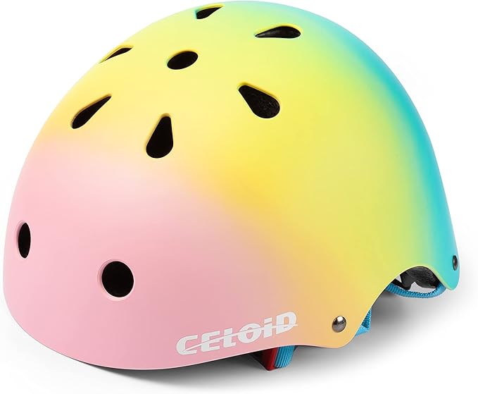 Kids Bike Helmet,Toddler Skateboard Helmets for Ages 2-3-5-8-14 Years Boys Girls,Adjustable Multi-Sport Bicycle Skateboarding Football Roller Skating Scooter Rollerblade Balance Bike Helmet