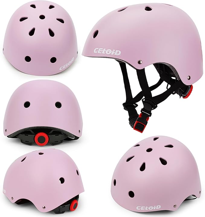 Kids Bike Helmet,Toddler Skateboard Helmets for Ages 2-3-5-8-14 Years Boys Girls,Adjustable Multi-Sport Bicycle Skateboarding Football Roller Skating Scooter Rollerblade Balance Bike Helmet
