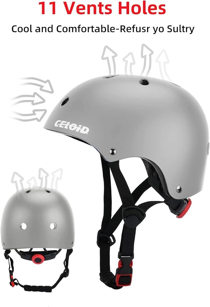 Kids Bike Helmet,Toddler Skateboard Helmets for Ages 2-3-5-8-14 Years Boys Girls,Adjustable Multi-Sport Bicycle Skateboarding Football Roller Skating Scooter Rollerblade Balance Bike Helmet