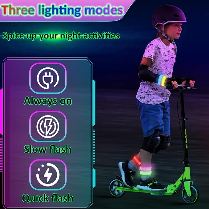 12 PCS LED Light Up Bracelets,LED Glow Flashing Wristbands,LED Glow Bracelets,Glow in The Dark Party Supplies for Sports,Camping,Festivals,Concerts,Raves and Night Events,6 Colors