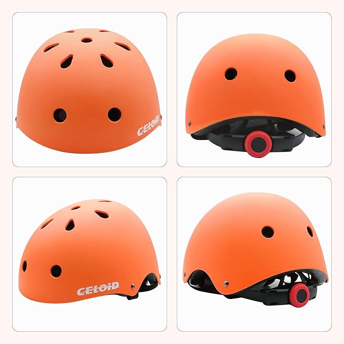 Kids Bike Helmet,Toddler Skateboard Helmets for Ages 2-3-5-8-14 Years Boys Girls,Adjustable Multi-Sport Bicycle Skateboarding Football Roller Skating Scooter Rollerblade Balance Bike Helmet