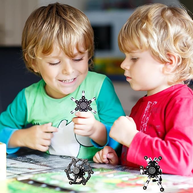 Transformable Fidget Spinners for Kids and Adults Stress Relief Sensory Toys for Boys and Girls Fingertip Gyros for ADHD Autism for Kids Gifts