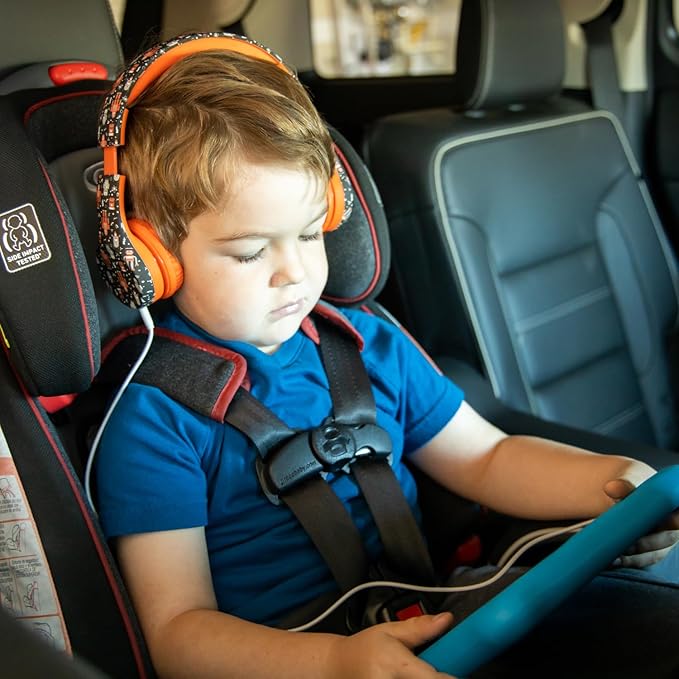 Snug Play+ Kids Headphones – Volume Limited 93dB for Safe Listening – Foldable, Durable Headphones for Toddlers, Boys & Girls – Tangle-Free Cord – Ideal for Travel, School, Tablets - Llamas