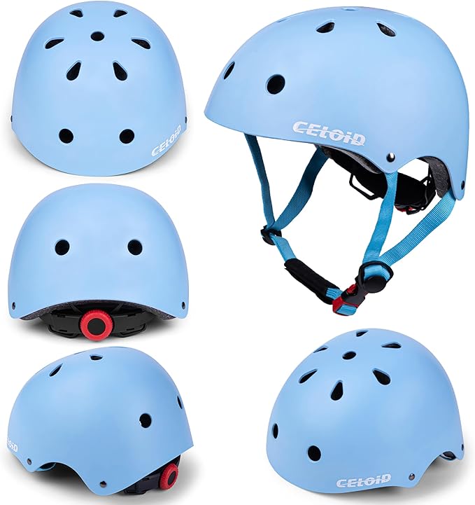 Kids Bike Helmet,Toddler Skateboard Helmets for Ages 2-3-5-8-14 Years Boys Girls,Adjustable Multi-Sport Bicycle Skateboarding Football Roller Skating Scooter Rollerblade Balance Bike Helmet
