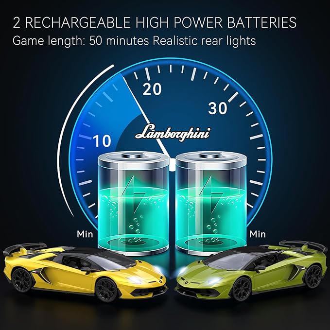 Lamborghini Remote Control Car, Officially Licensed 1:14 Lambo RC Car for Boys Girls Birthday Gift, Yellow Toys for 3 4 5 Years Old(Yellow)