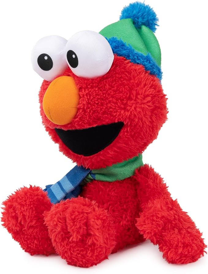 GUND Sesame Street Official Elmo Nutcracker Muppet Plush, Premium Plush Toy for Ages 1 & Up, Red, 13”