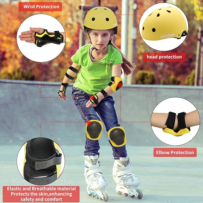 Kids Bike Helmet,Toddler Skateboard Helmets for Ages 2-3-5-8-14 Years Boys Girls,Adjustable Multi-Sport Bicycle Skateboarding Football Roller Skating Scooter Rollerblade Balance Bike Helmet