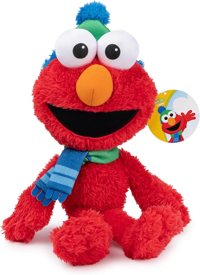 GUND Sesame Street Official Elmo Nutcracker Muppet Plush, Premium Plush Toy for Ages 1 & Up, Red, 13”