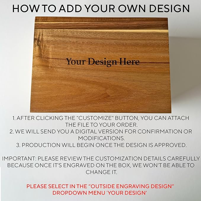 Wedding Keepsake Box - Personalized Couple Gift, Custom Gift for Wedding Anniversary, Wooden Memory Boxes for Love Letters, Cards, Engagement Time Capsule, Unique Gift for Parents 11x8x4.75 in