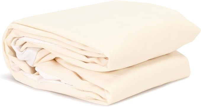 Naturepedic Organic Waterproof Mattress Protector Pad - Washable & Reusable Fitted Stretch Knit Mattress Cover - Highly Absorbent Bed Incontinence Pads - Breathable Fitted Cover for King 9"-16"