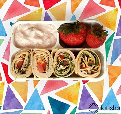Snack Containers - MINI Bento Box, Small Lunch Boxes for Kids Toddlers Boys Girls, Leakproof 3 Compartment Containers for Meal or Snacks, Day-Care Pre-School Travel, BPA Free, 2 Pack Set Coral Blue