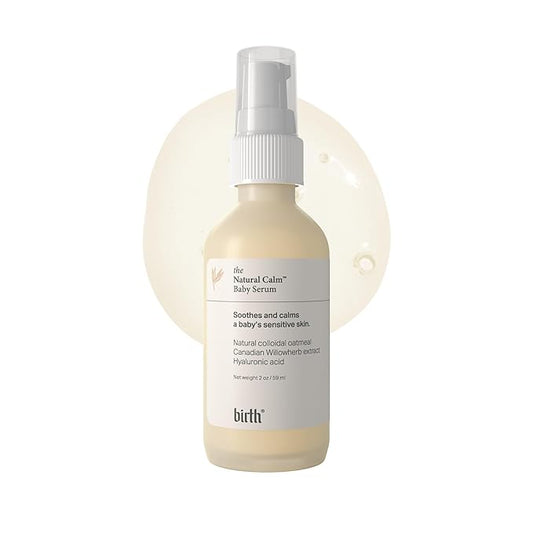 BIRTH SKINCARE Eczema Organic Baby Serum for Newborn and Infant, Redness Relief Moisturizer for Dry skin, Steroid Free 20z 59 ml Baby Ointment Body Serum for itchy Skin Relief, Made In Canada