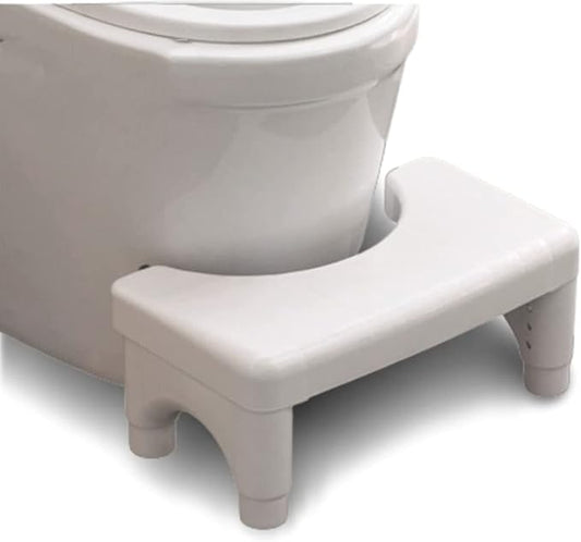 Adjustable Height Toilet Stool, Removable Toilet Step, Attachable Potty Stool, Portable Squat Stool, Bathroom Non-Slip Toilet Auxiliary Step Stool - Family Health Gift (1)