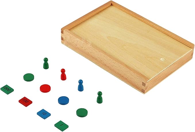 Yanhan Montessori Stamp Game Professional Version Math Material Kids Early Development Wooden Toy School Teaching Aids
