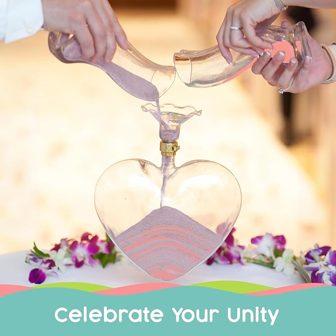 Wild Orchid Unity Sand, 1 LB (16 oz), Colored Sand for Weddings, Vase Filler, Home Décor, Craft Sand, Aquarium Sand, and More