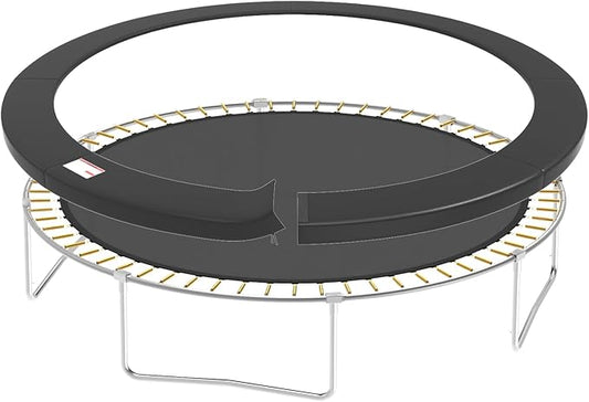 Trampoline Spring Cover, 10ft/12ft/14ft/15ft/16ft Trampoline Replacement Safety Pad, Waterproof Trampoline Accessories Pad for Round Frame