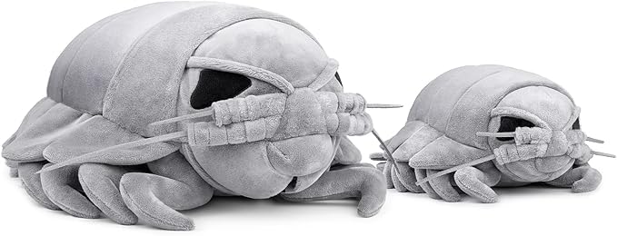 ZHONGXIN MADE Large Isopod Plush - Lifelike 20” Isopod Weigted Stuffed Animal, Realistic Bathynomus Giganteus Arthropod Insect Plushie, Soft Crustaceans Animals Toys Model Dolls Gifts for Kids