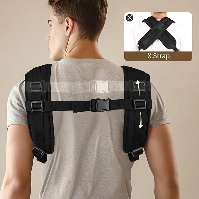 Bebamour Baby Carrier with Hip Seat,All-Position Breathable Mesh Hip Seat & Carrier 0-36Months with Head Hood, 3 PCS Teething Pads, Waist Extender,Storage Bag & Pacifier Case(Black)