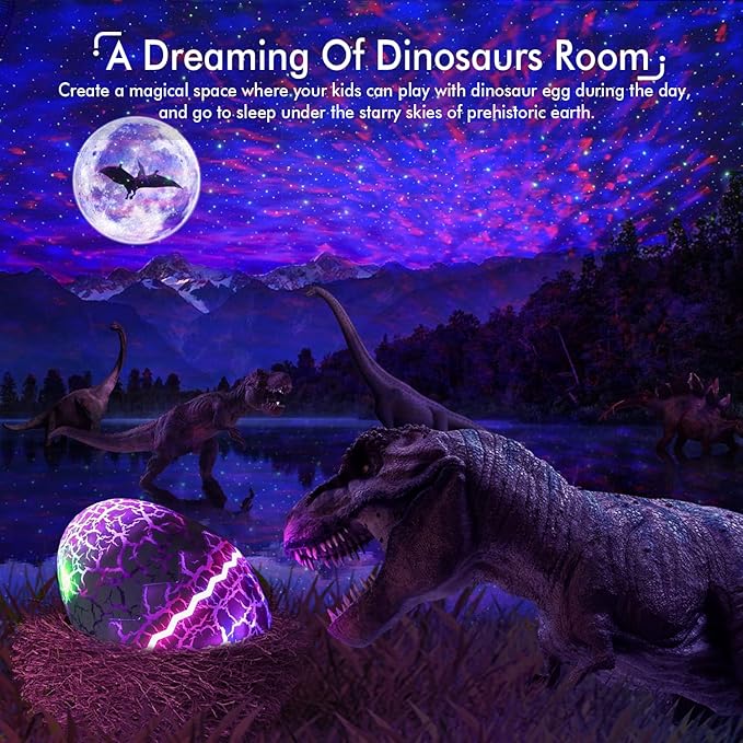 Rossetta Galaxy Projector for Bedroom, Smart App Star Light Projector with Bluetooth Speaker and White Noise, Night Light for Kids Adults Game Room, Home Party, Ceiling, Room Décor
