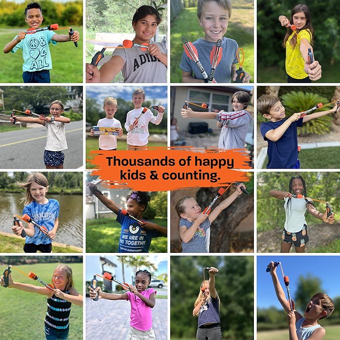 Toy Rocket Launcher for Kids: Outdoor Toys Slingshot Rocket Launchers - Best Gifts for Boys & Girls All Ages - Fun Stocking Stuffers for Kids & Teen Boy Gifts for 8 9 10 11 12 Year Old Boys Gift Idea