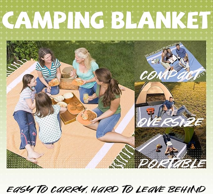 Jumbo Turkish Beach Towel Blanket Picnic Ourtdoor Mat Oversized Sandproof Fast Dry Thin Extra Large Xl Huge Linen Compact Organic Cotton Summer Vacation Gifts Travel Essential Cruise Ship Necessities